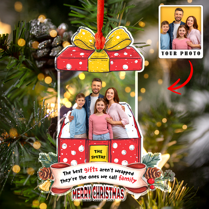 Shineful Personalized Decoration Ornament Upload Photo Family Is The True Gift