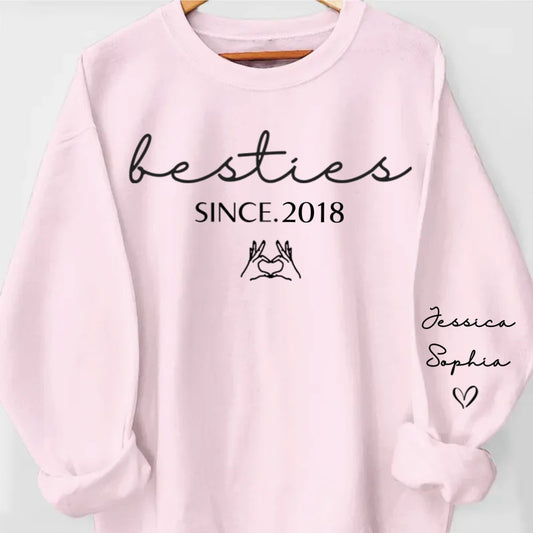 Besties - A Pinky Promise Of Us - Personalized Sweatshirt (BU) - The Next Custom Gift