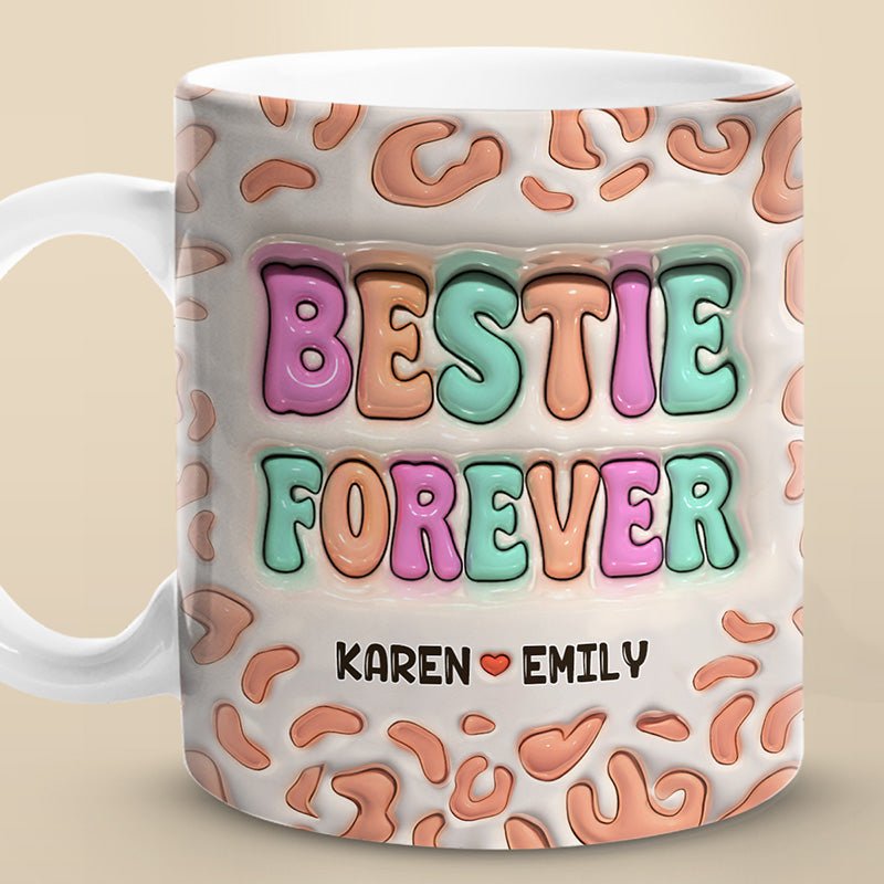 Besties - Besties For The Resties - Personalized Mug - The Next Custom Gift