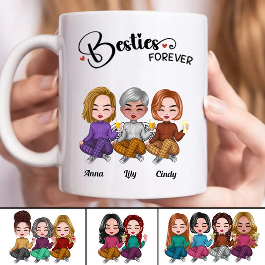 Besties Forever - Personalized Mug (NN) - The Next Custom Gift