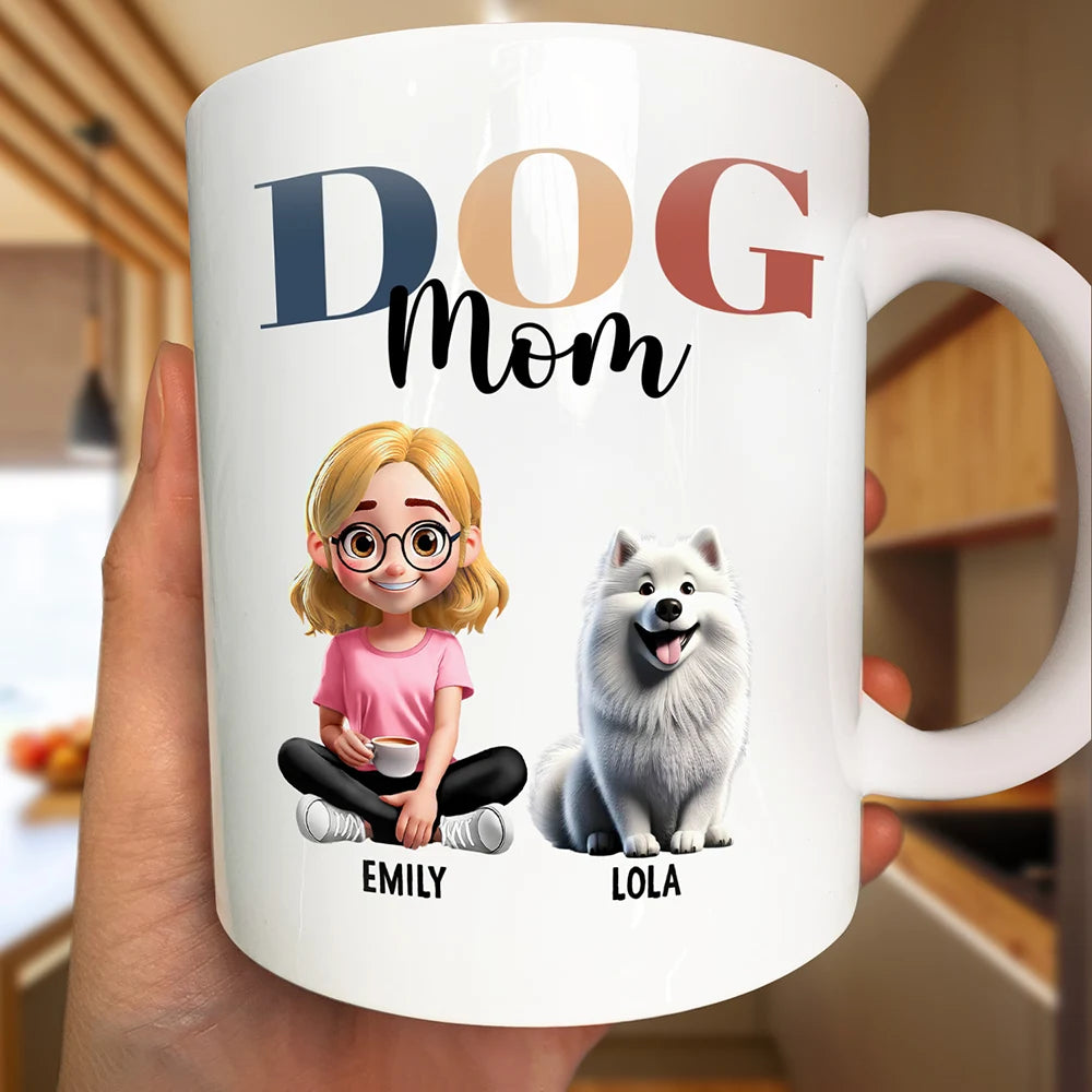 Dog Mom Dog Dad Cat Mom Cat Dad - Personalized Mug