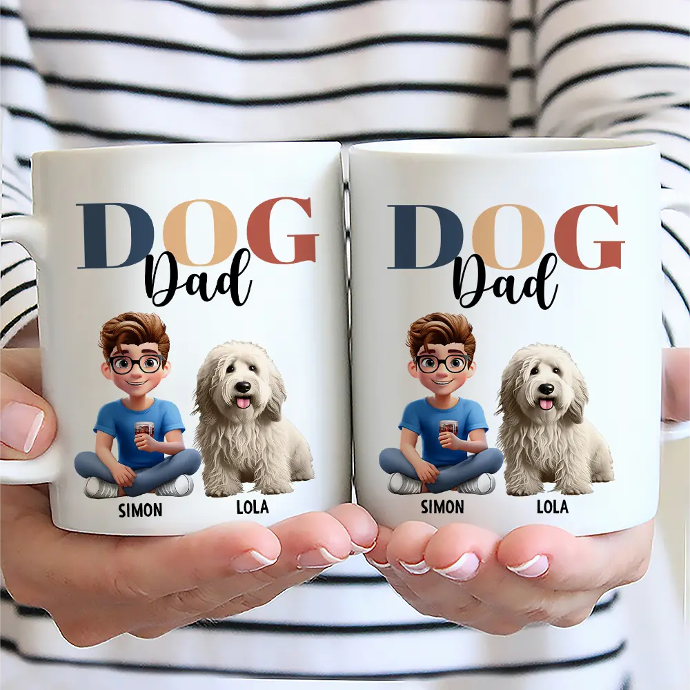 Dog Mom Dog Dad Cat Mom Cat Dad - Personalized Mug