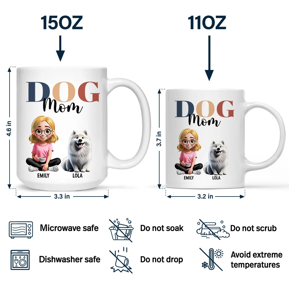 Dog Mom Dog Dad Cat Mom Cat Dad - Personalized Mug