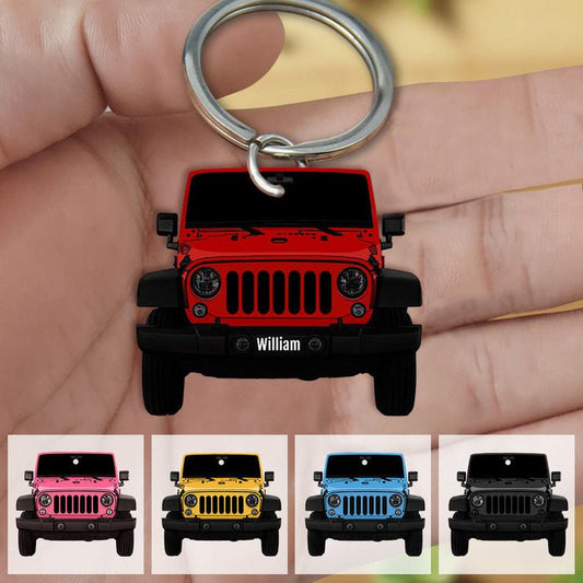 Car Lover - Personalized Car Acrylic Keychain (HL) - The Next Custom Gift