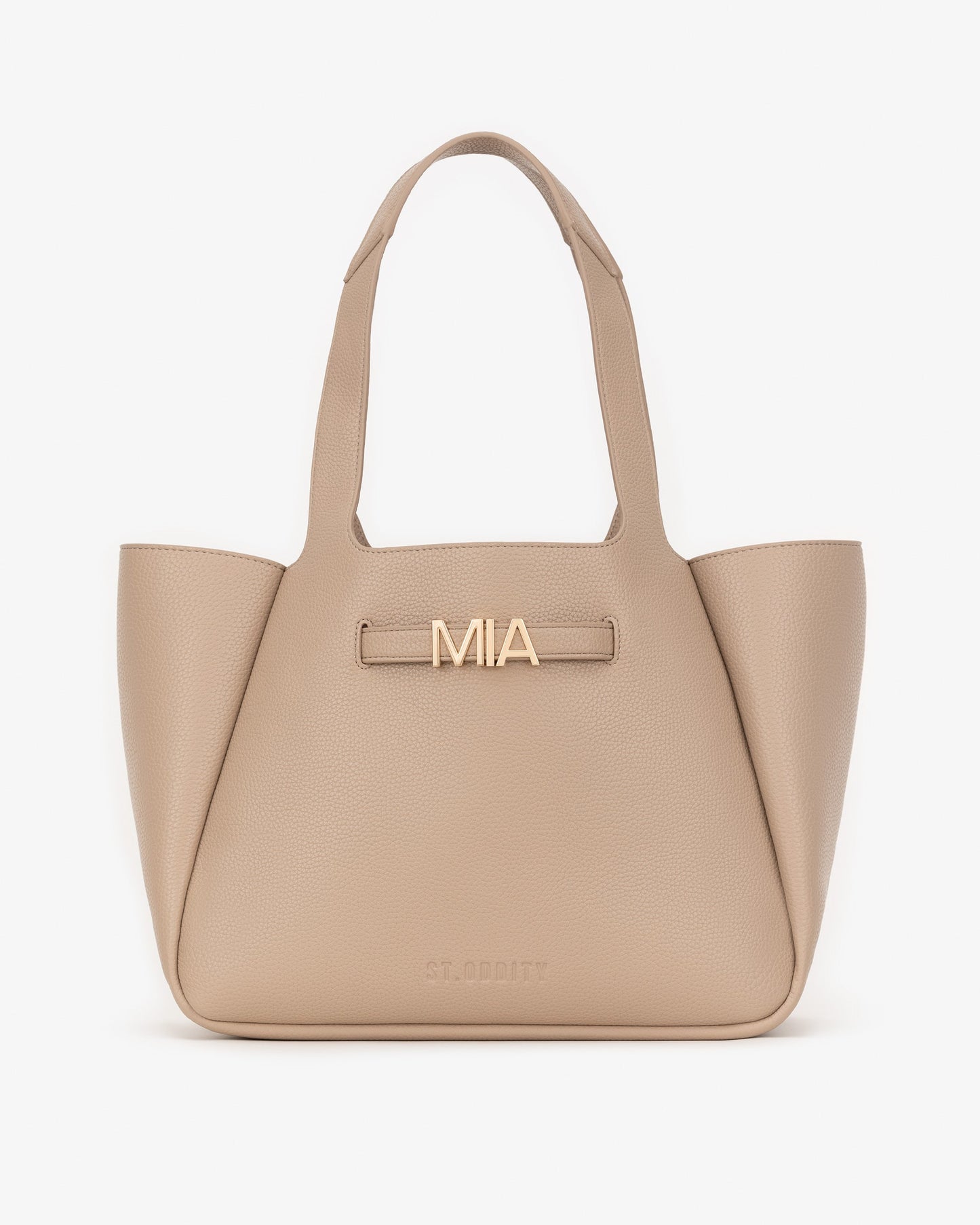 Pre-order (Mid-December): Casual Tote in Clay with Personalised Hardware