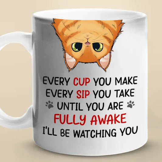 Cat Lovers - I'll Be Watching You - Personalized Mug - The Next Custom Gift