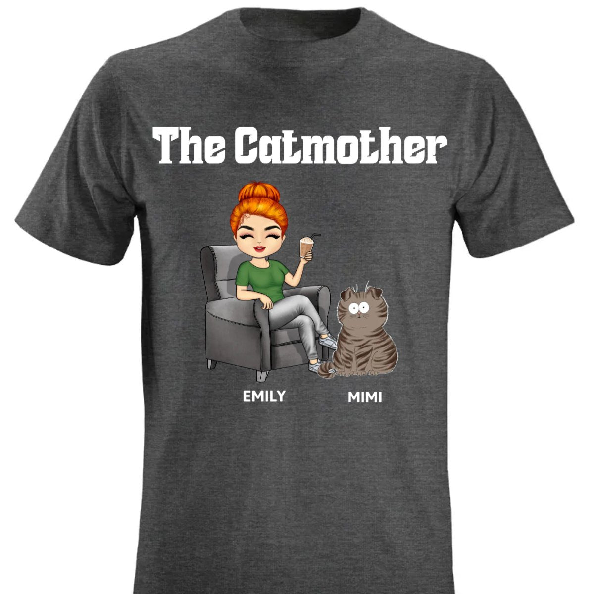 Cat Lovers - The Cat Mother - Personalized Shirt - The Next Custom Gift