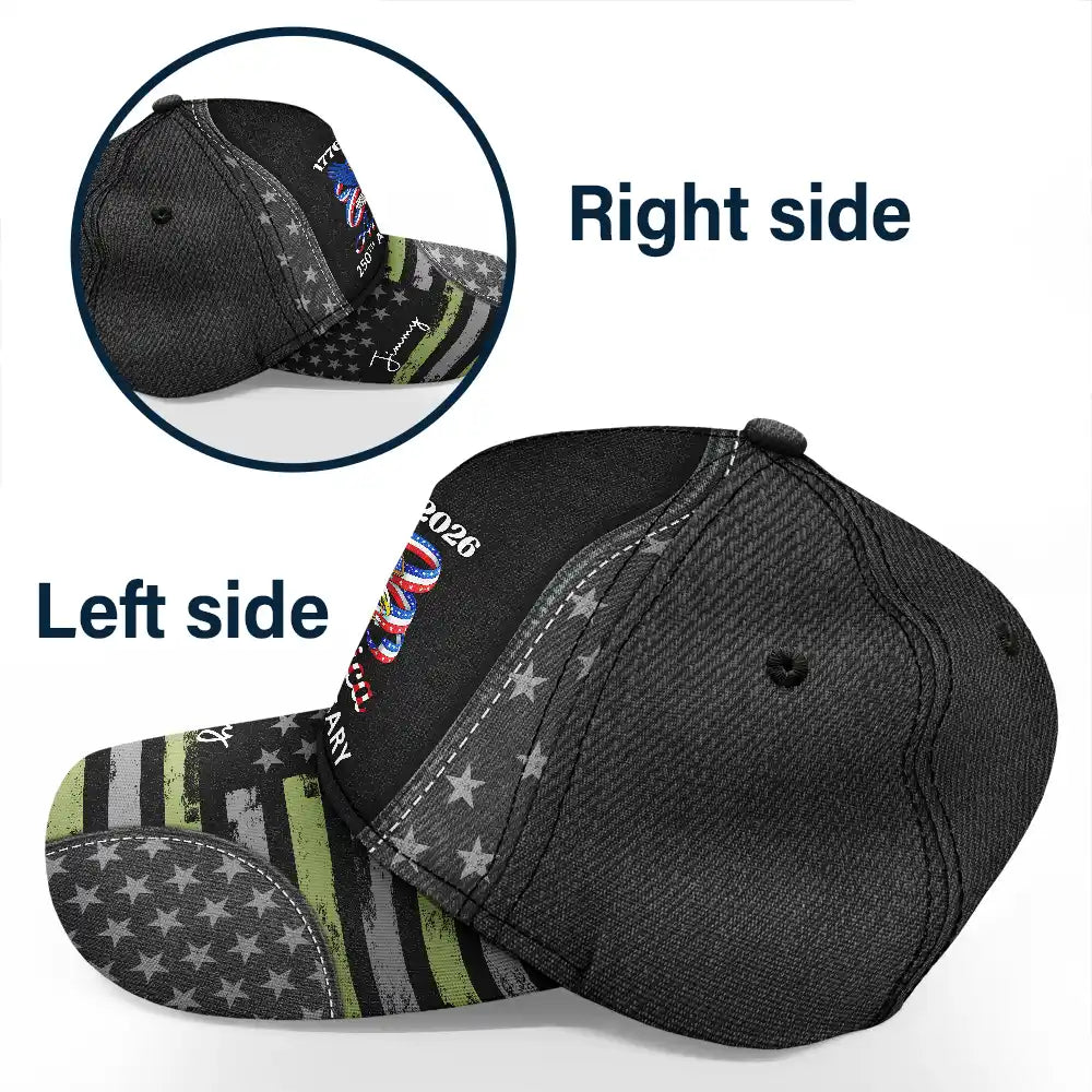 Stars And Stripes America 250th Anniversary - Personalized Classic Cap