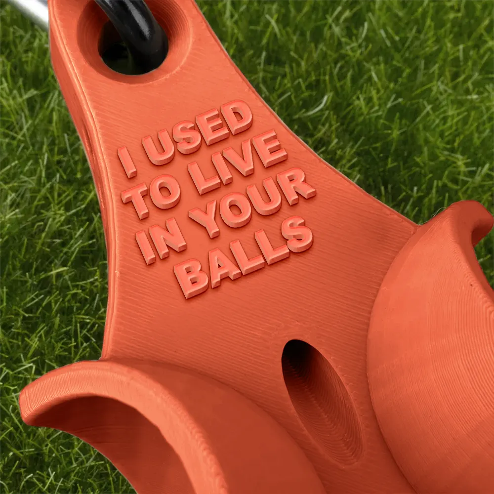 Custom Photo We Used To Live In Your Balls - Personalized 3D Printed Golf Ball Tee Holder