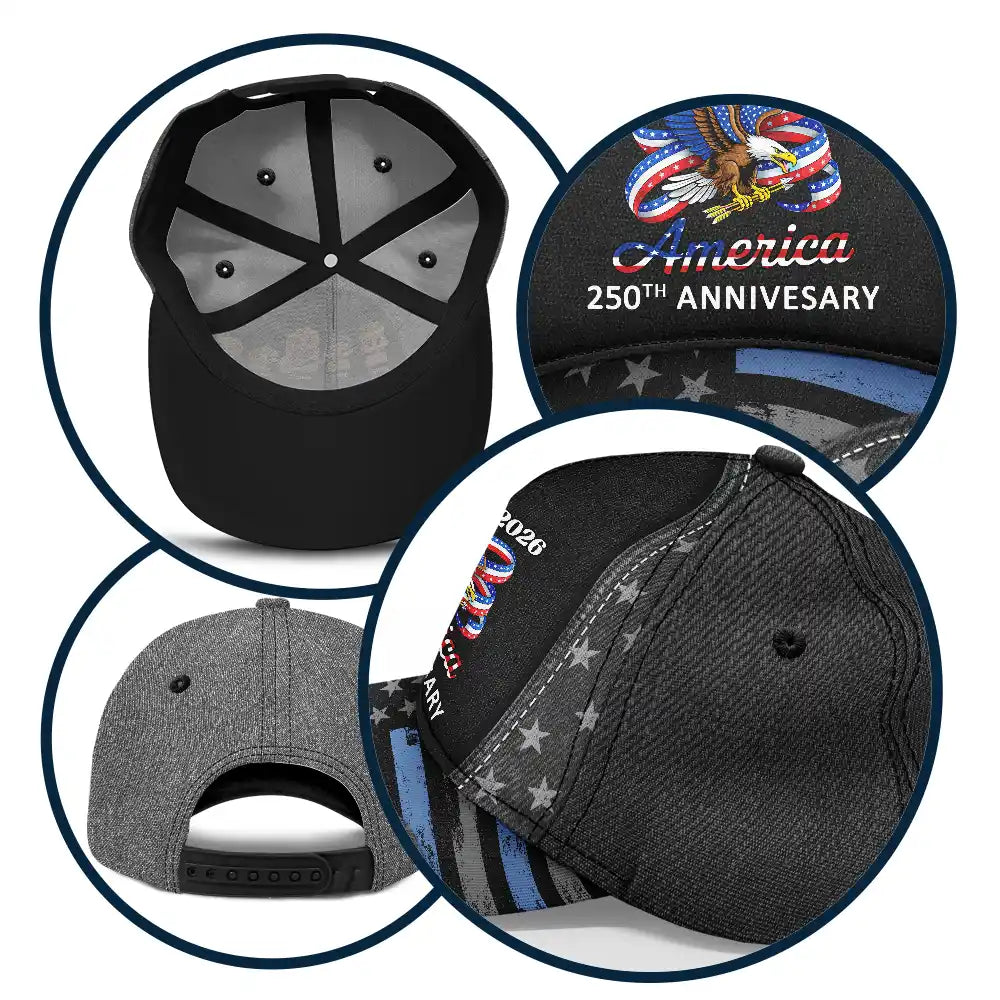 Stars And Stripes America 250th Anniversary - Personalized Classic Cap