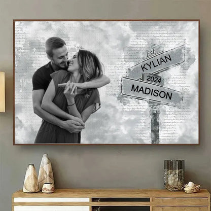 Couple - Be Lovers But Be Best Friends Too - Personalized Canvas(BU) - The Next Custom Gift