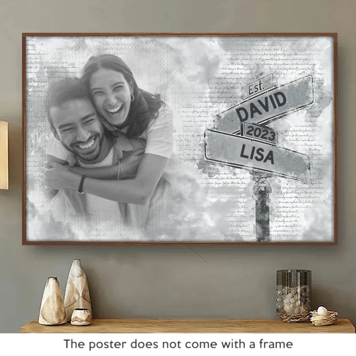 Couple - Custom Photo I Need You Because I Love You - Personalized Horizontal Poster (HJ) - The Next Custom Gift