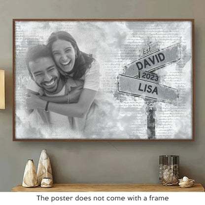 Couple - Custom Photo I Need You Because I Love You - Personalized Horizontal Poster (HJ) - The Next Custom Gift