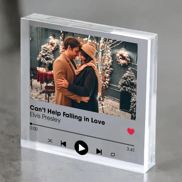 Couple - Favorite Song - Personalized Acrylic Plaque - The Next Custom Gift