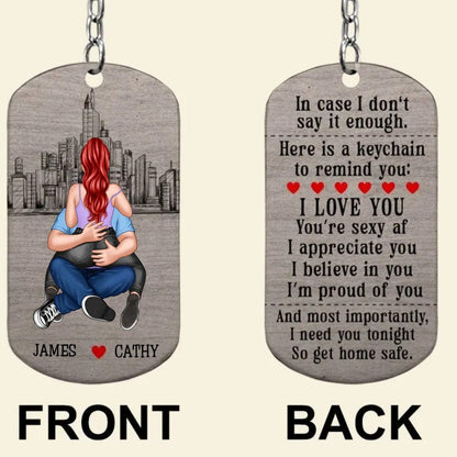 Couple - I Need You Tonight So Get Home Safe - Personalized Acrylic Keychain - The Next Custom Gift