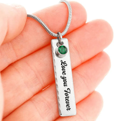 Couple - Loss of Husband Gift for Wife - Personalized Necklace (TL) - The Next Custom Gift