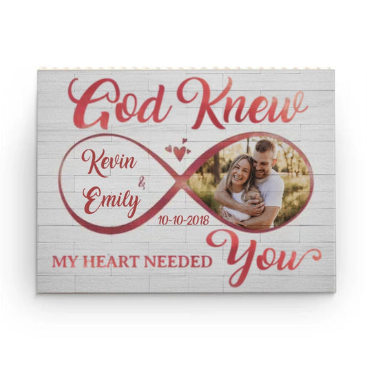 Couple - My Heart Needed You - Personalized Building Brick Blocks - The Next Custom Gift