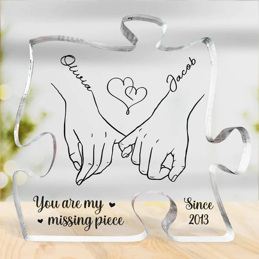 Couple - You Are My Heart, My Life - Personalized Custom Acrylic Plaque - The Next Custom Gift