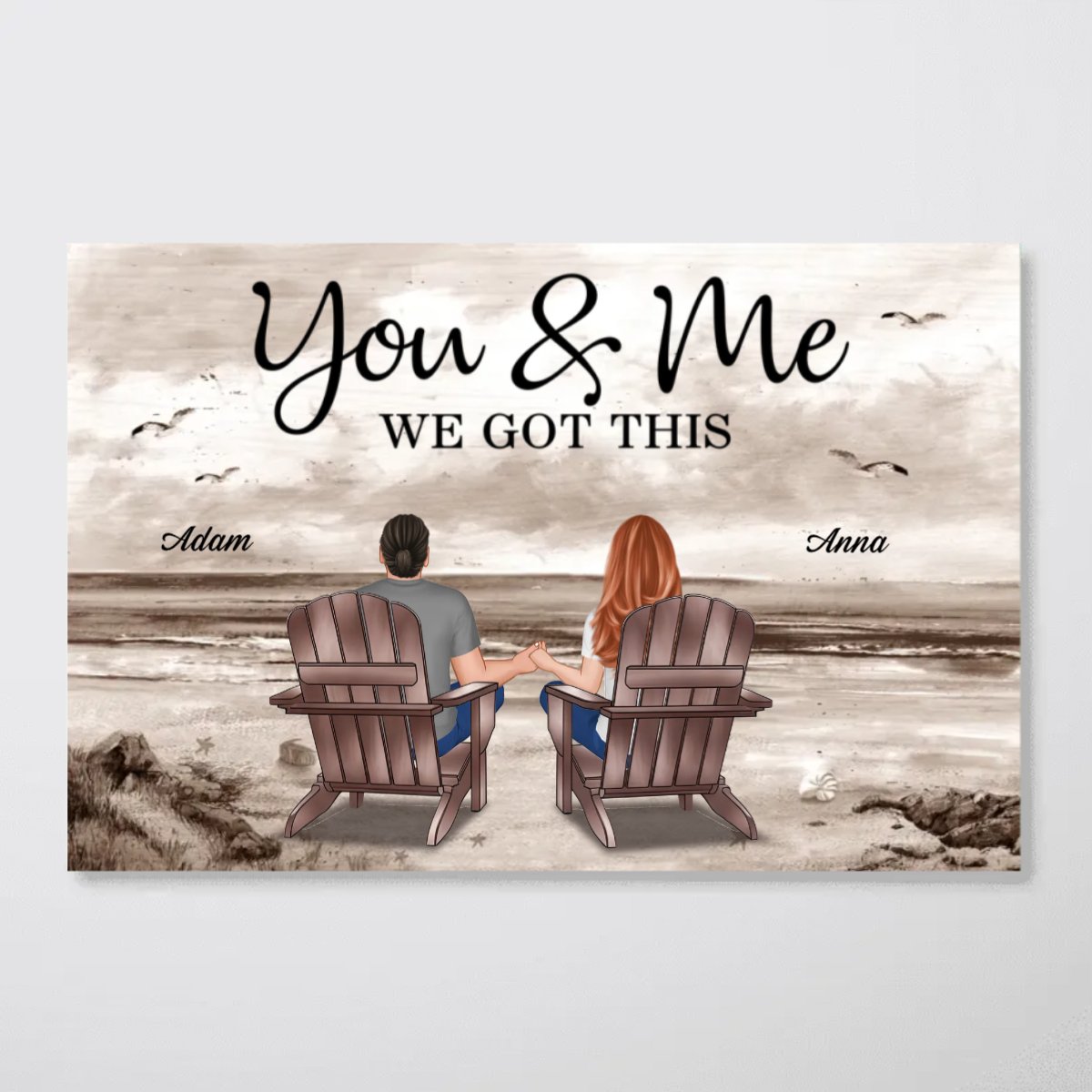 Couple - You & Me We Got It Beach - Personalized Poster - The Next Custom Gift