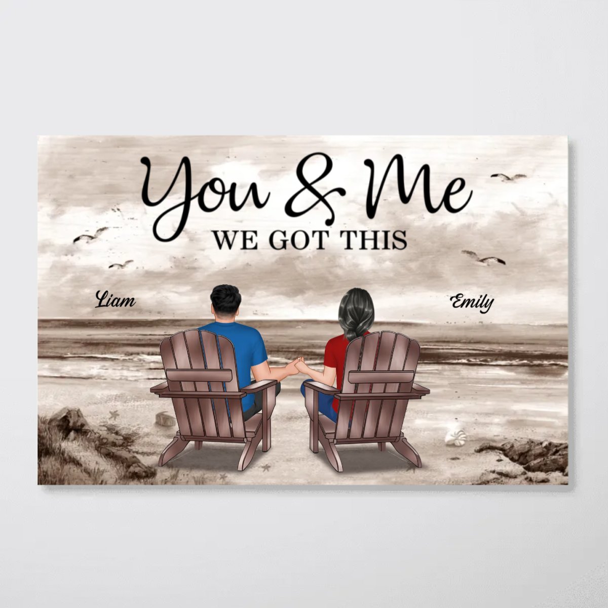 Couple - You & Me We Got It Beach - Personalized Poster - The Next Custom Gift