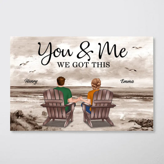 Couple - You & Me We Got It Beach - Personalized Poster (Demo 2) - The Next Custom Gift