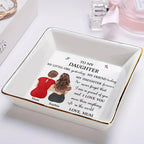 My Daughter Granddaughter Forever - Personalized Ring Dish