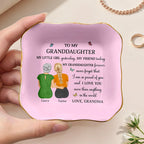 My Daughter Granddaughter Forever - Personalized Ring Dish