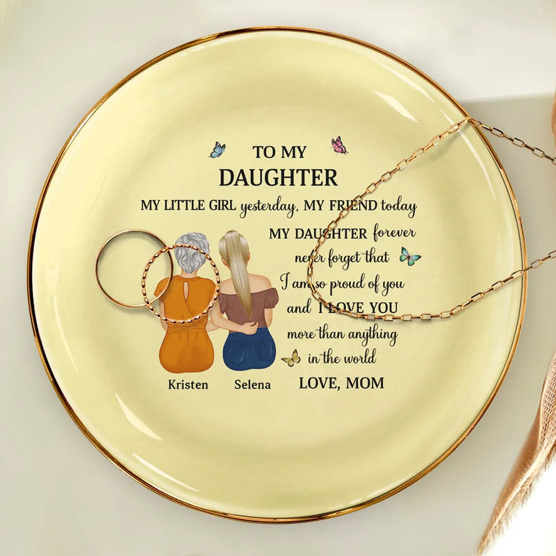 My Daughter Granddaughter Forever - Personalized Ring Dish