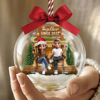 Together Since - Personalized 3D Acrylic Ball Ornament