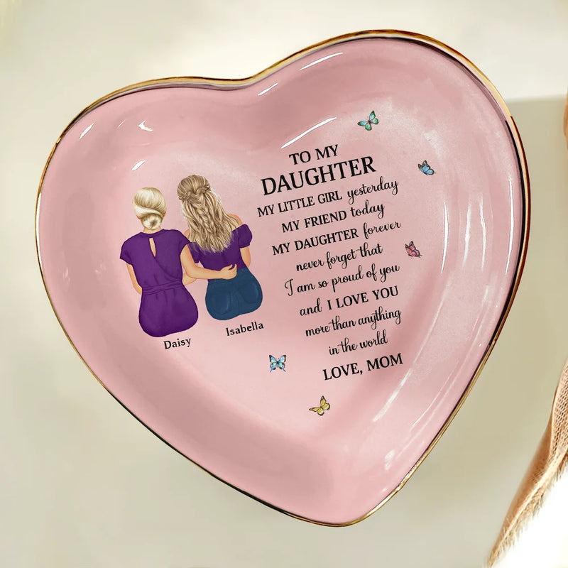 My Daughter Granddaughter Forever - Personalized Ring Dish