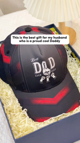 Best Dad Ever Fist Bump Personalized Classic Cap, Father's Day Gift For Dad, Gift For Husband