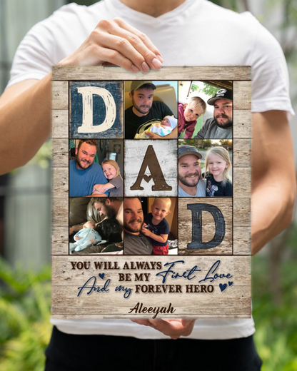 Dad Photo Collage Photo, Personalized Gifts For Dad, Best Father’s Day Gifts 2024