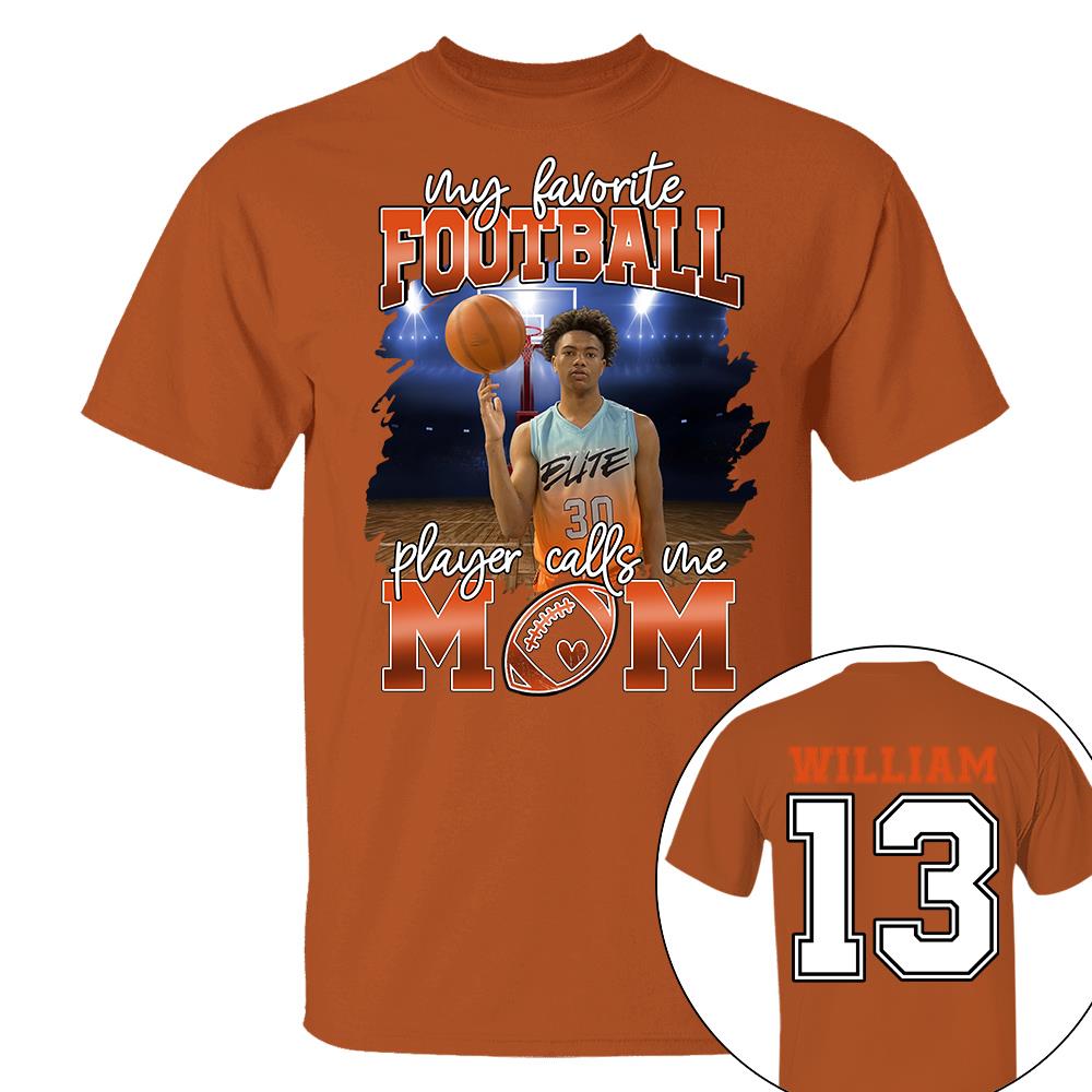 Custom Photo Basketball Player I Will Always Be Your Biggest Fan Personalized Basketball Shirt Gift Basketball Mom Basketball Dad GameDay Nh00