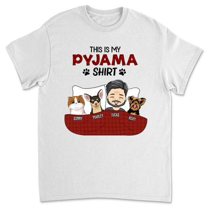 Pajama Shirt Version 3 - Personalized Custom Unisex T-shirt