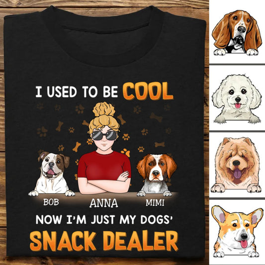 Dog Lovers - I'm Just My Dog's Snack Dealer - Personalized T - Shirt - The Next Custom Gift