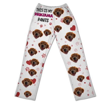 Custom Photo Dog Cat Pet This Is My Pawjama Pants - Personalized Pajama Pants