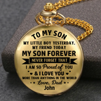 My Son Forever - Personalized Custom Pocket Watch