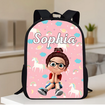 Unicorn, Mermaid, Dinosaur, Space Theme Personalized Backpack