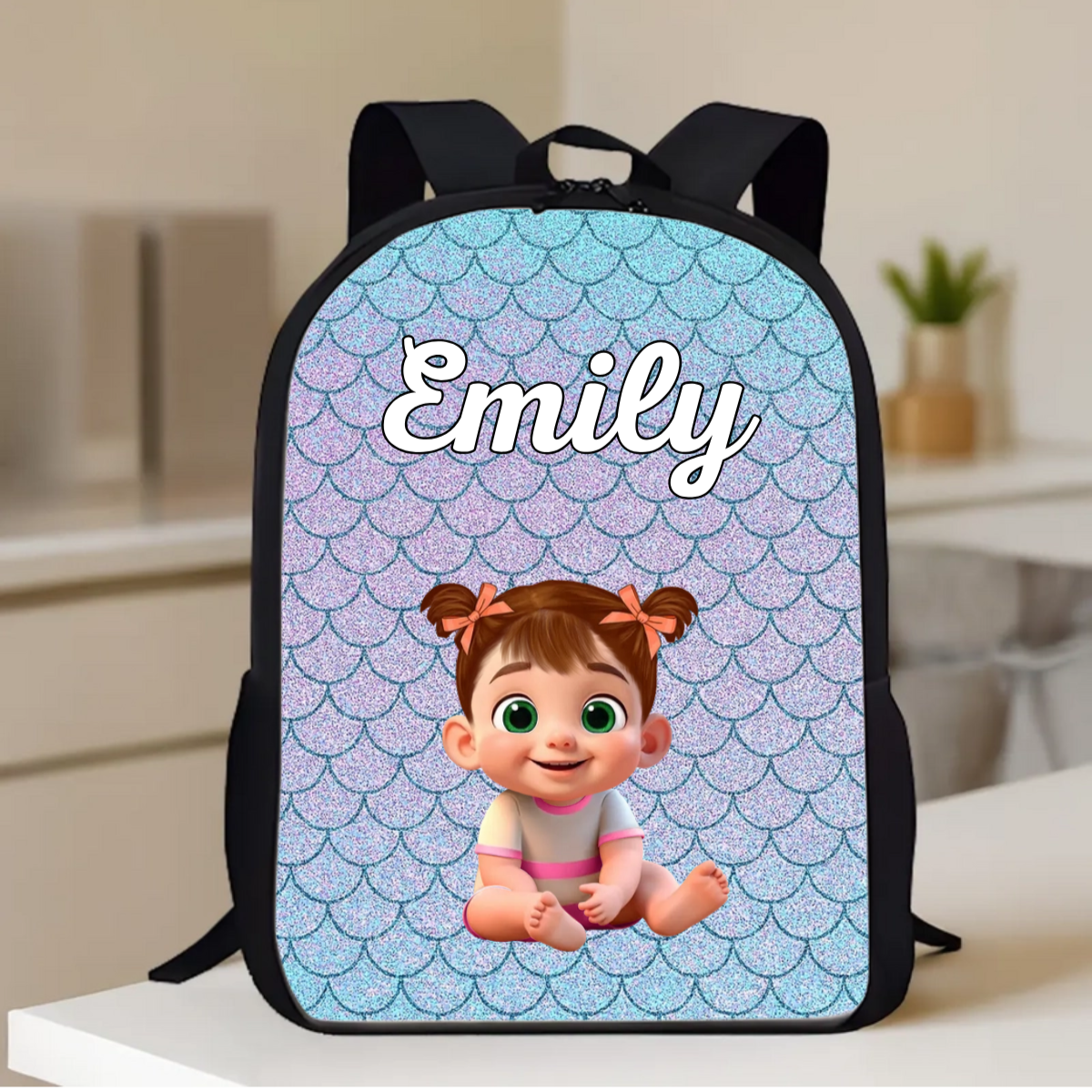 Unicorn, Mermaid, Dinosaur, Space Theme Personalized Backpack