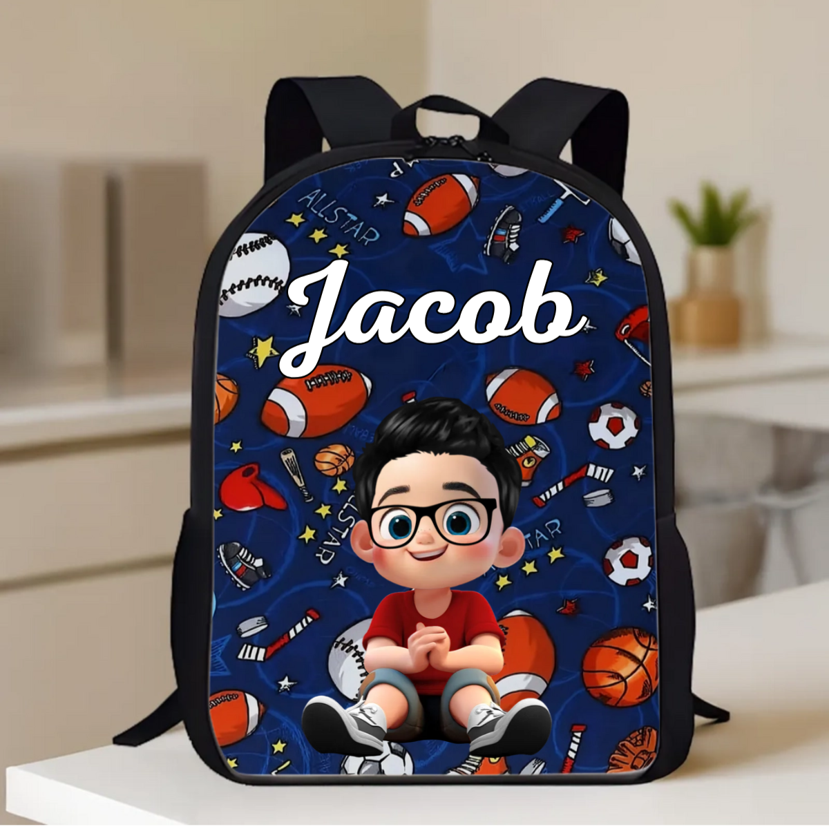 Unicorn, Mermaid, Dinosaur, Space Theme Personalized Backpack