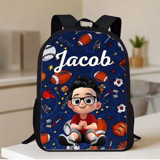 Unicorn, Mermaid, Dinosaur, Space Theme Personalized Backpack