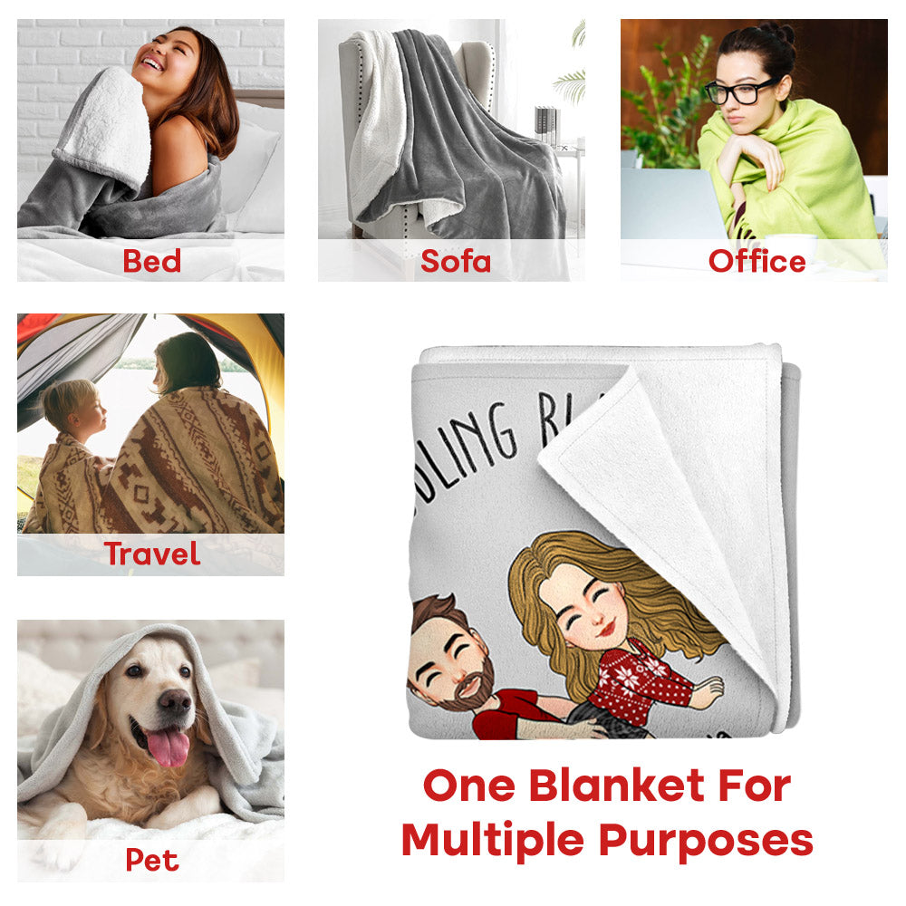 This Is Our Cuddling Blanket Persionalized Blanket Gift For Couple - T0807