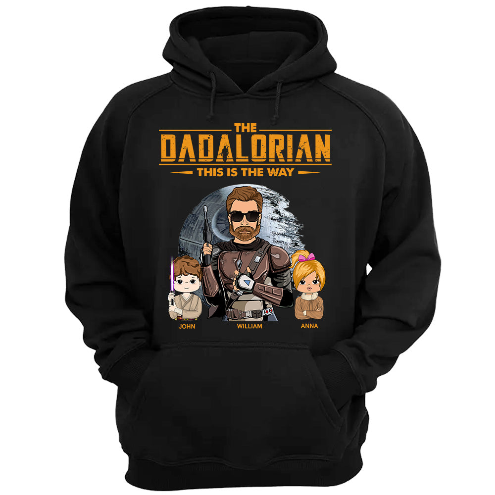 The Dadalorian This Is The Way Custom Shirt for Dad - Personalized Father's Day Gift