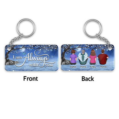 Blossom Tree Night Sky Memorial Family Remembrance Gift Personalized Acrylic Keychain