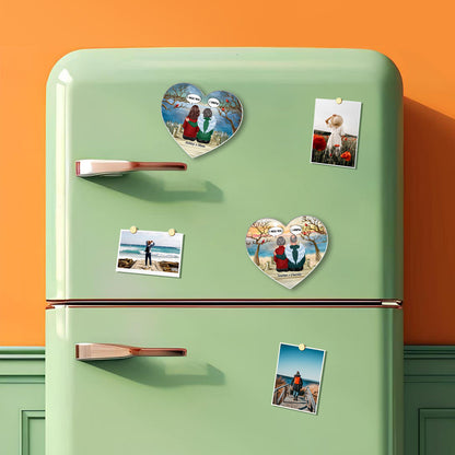 I Miss You Family Memorial Personalized Acrylic Fridge Magnet, Remembrance Gift, Sympathy Gift