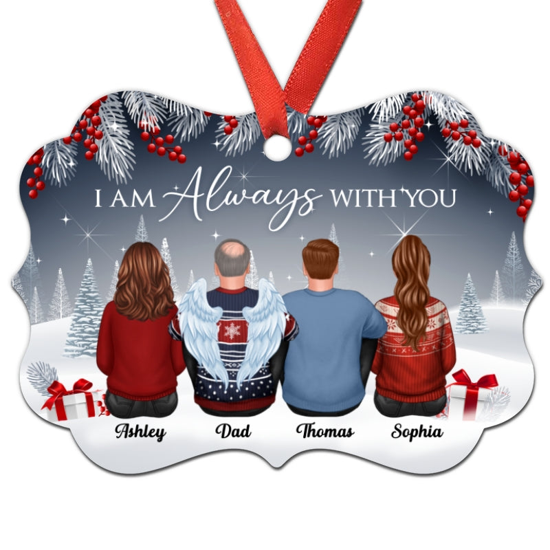 Always With You Memorial Berry Tree Personalized Christmas Ornament