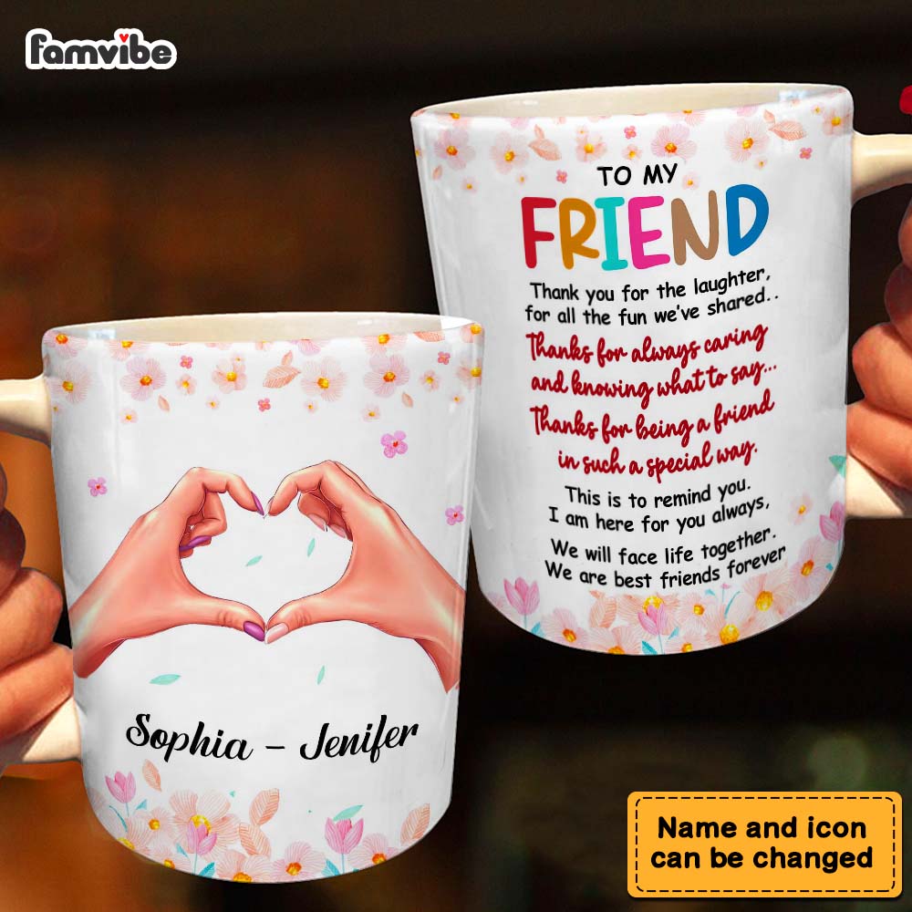 Personalized Birthday Christmas Gift For Friends, Sisters, Besties Sympathy Keepsake Mug 36791 Mockup 2