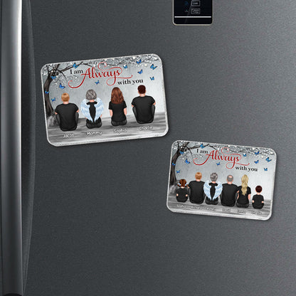 Blossom Tree Always With You Family Memorial Personalized Acrylic Fridge Magnet, Remembrance Gift, Sympathy Gift