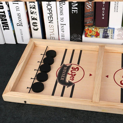 Family - Best Interactive Game Ever - Fast Sling Puck Game - Gift For Family, Friends, Children - The Next Custom Gift