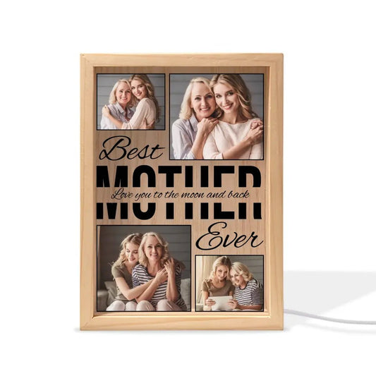 Family - Best Mom Ever - Personalized Frame Light Box (HJ) - The Next Custom Gift